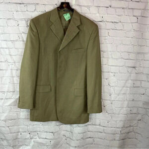 vintage vanetti brown cream sports coat jacket sz 42L